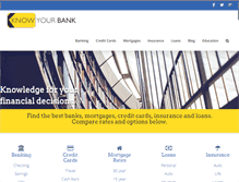 Tablet Screenshot of knowyourbank.com